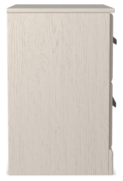 Stelsie Queen Panel Bed with Dresser and Nightstand in White from Ashley - Luna Furniture