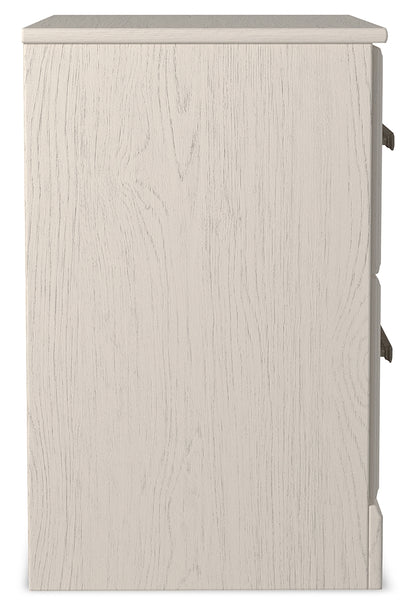 Stelsie White Dresser, Mirror, Chest and Nightstand - B2588B15