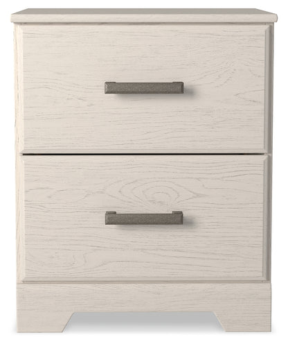 Stelsie White Dresser, Mirror, Chest and Nightstand - B2588B15