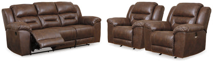 Stoneland Reclining Sofa and 2 Power Recliners - 39904U6