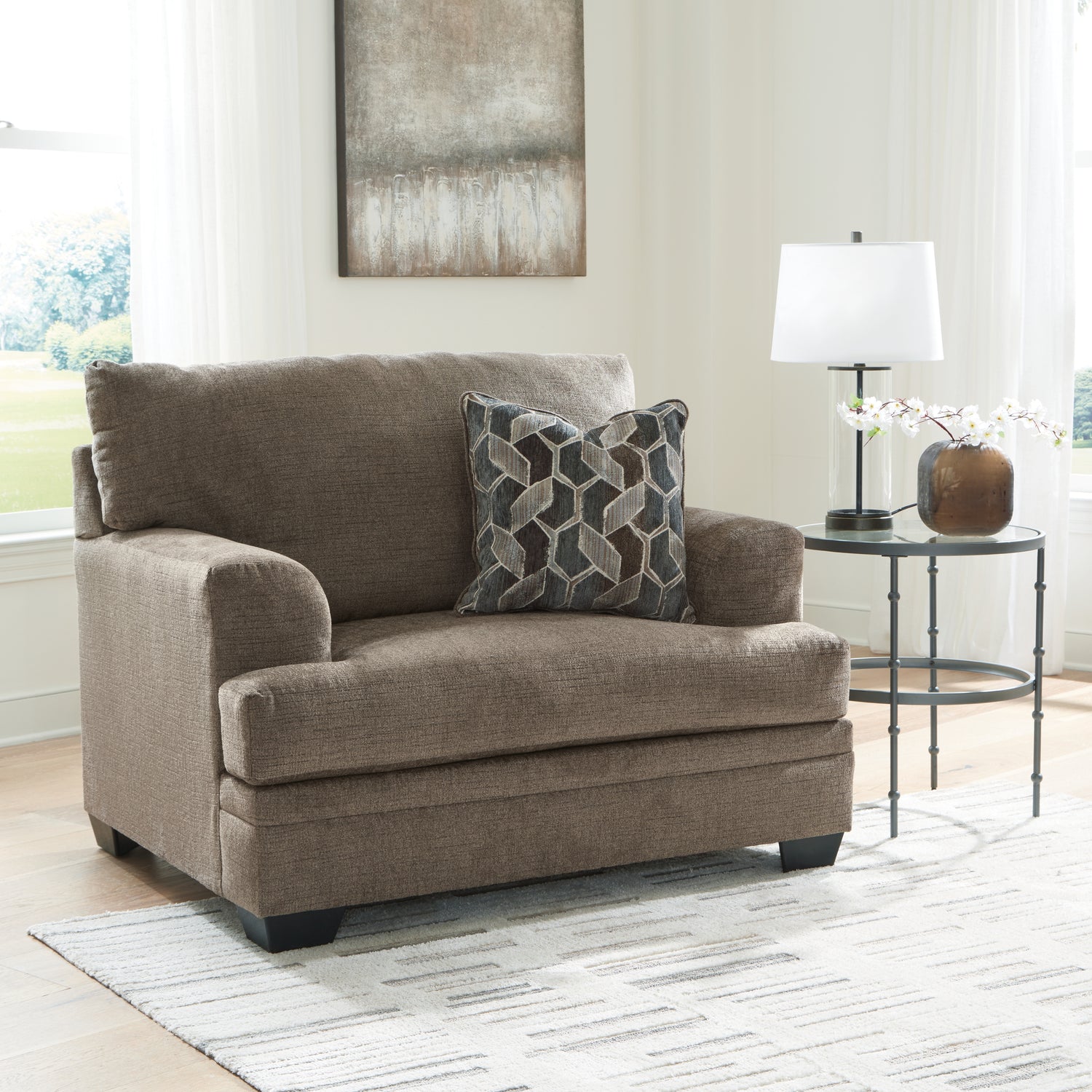 Stonemeade Nutmeg Sofa Chaise and Oversized Chair - 59505U6