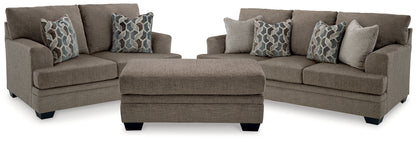 Stonemeade Nutmeg Sofa, Loveseat and Ottoman - 59505U10