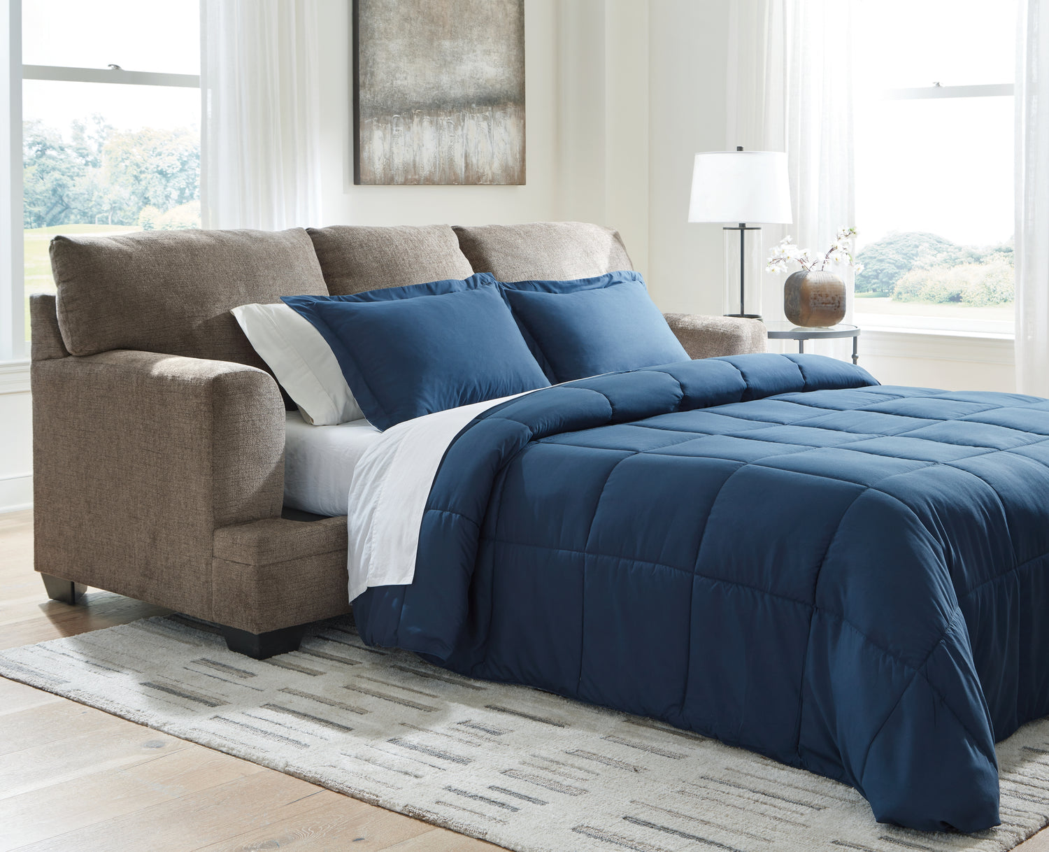 Stonemeade Queen Sofa Sleeper and Loveseat - 59505U11