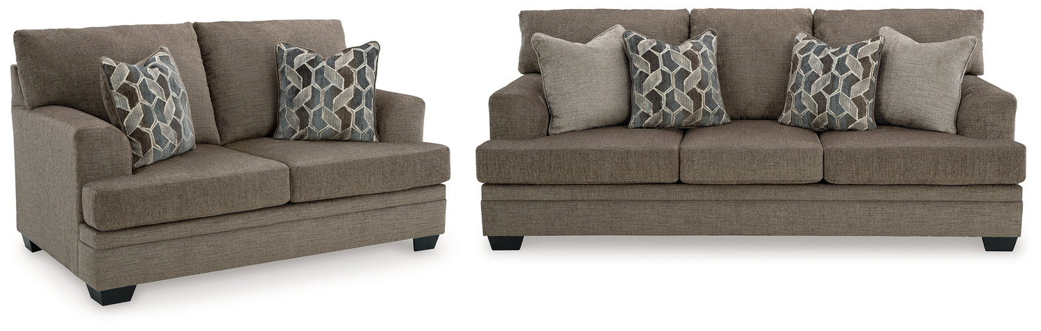 Stonemeade Queen Sofa Sleeper and Loveseat - 59505U11