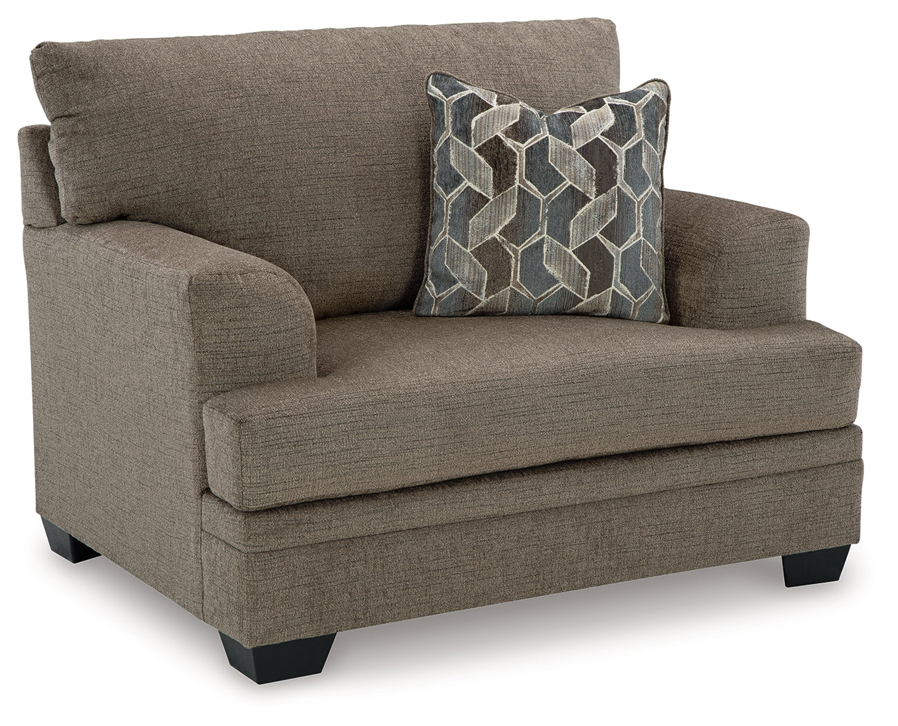 Stonemeade Sofa Chaise, Chair, and Ottoman in Nutmeg - PKG018541