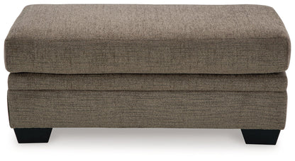Stonemeade Sofa Chaise, Chair, and Ottoman in Nutmeg - PKG018541
