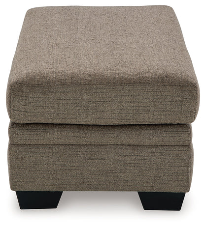 Stonemeade Sofa Chaise, Chair, and Ottoman in Nutmeg - PKG018541