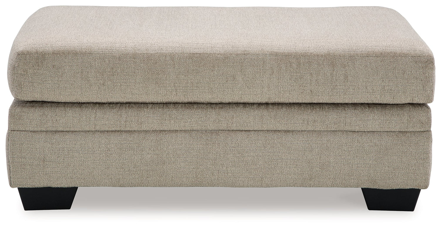 Stonemeade Sofa Chaise, Chair, and Ottoman in Taupe - PKG018537