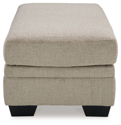 Stonemeade Sofa Chaise, Chair, and Ottoman in Taupe - PKG018537