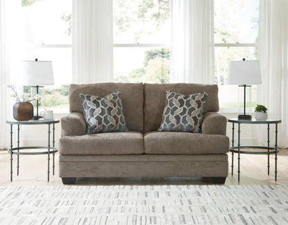 Stonemeade Sofa, Loveseat, Chair and Ottoman in Nutmeg - PKG018540