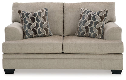 Stonemeade Sofa, Loveseat, Chair and Ottoman in Taupe - PKG018536