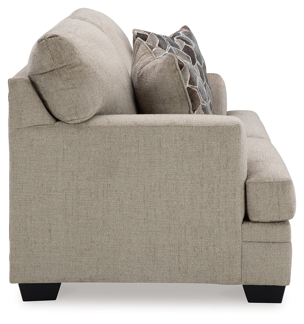 Stonemeade Sofa, Loveseat, Chair and Ottoman in Taupe - PKG018536