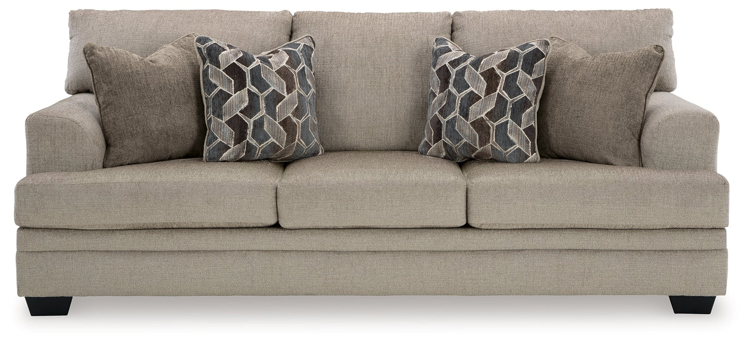 Stonemeade Sofa, Loveseat, Chair and Ottoman in Taupe - PKG018536