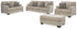 Stonemeade Sofa, Loveseat, Chair and Ottoman in Taupe - PKG018536