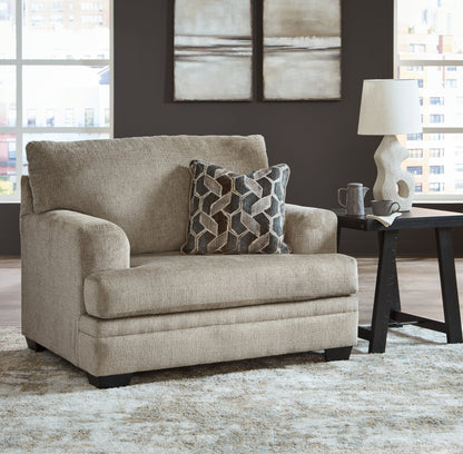 Stonemeade Sofa, Loveseat, Chair and Ottoman in Taupe - PKG018536