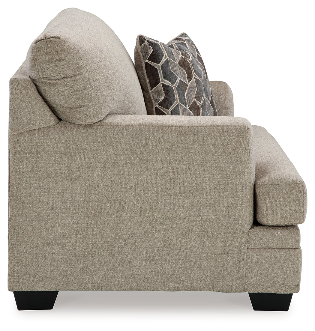 Stonemeade Taupe Sofa Chaise and Oversized Chair - 59504U6