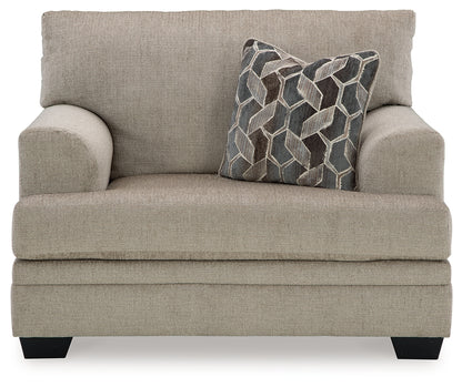 Stonemeade Taupe Sofa Chaise and Oversized Chair - 59504U6