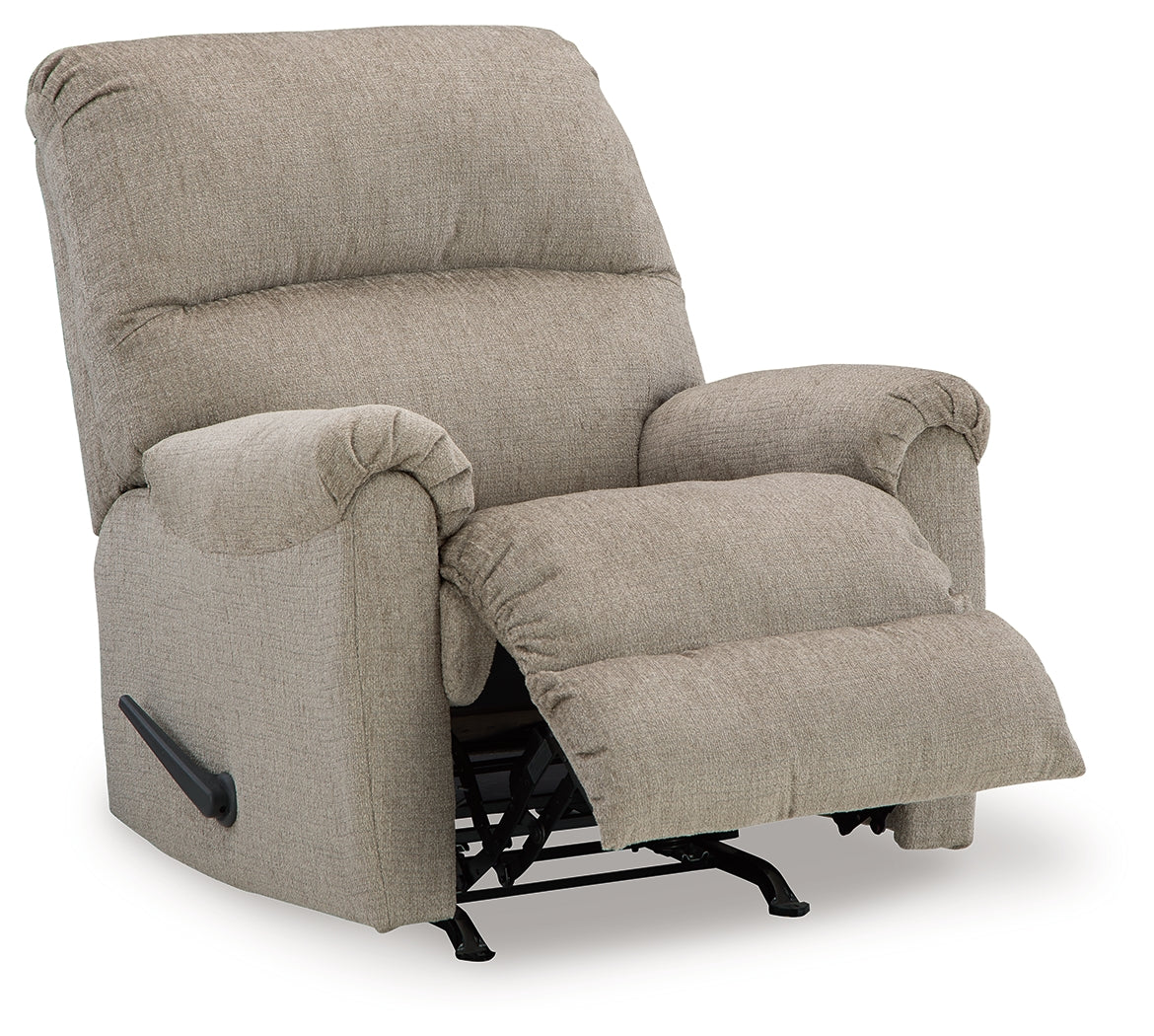Stonemeade Taupe Sofa Chaise and Recliner - 59504U5