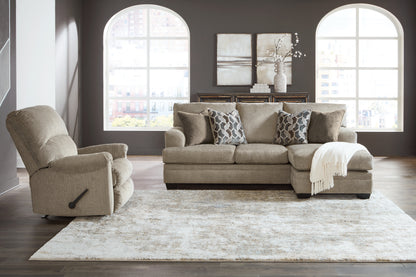 Stonemeade Taupe Sofa Chaise and Recliner - 59504U5