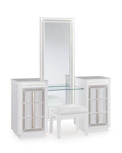 B822 - Vanity w/Stool (LED Lights) - B822 - Vanity w/Stool (LED Lights)