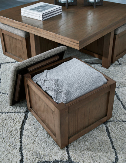 T738-20 Cocktail Table w/Stools - T738-20 Cocktail Table w/Stools