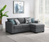 Storey Upholstered Chaise Sleeper Sofa Sectional Grey - 504779