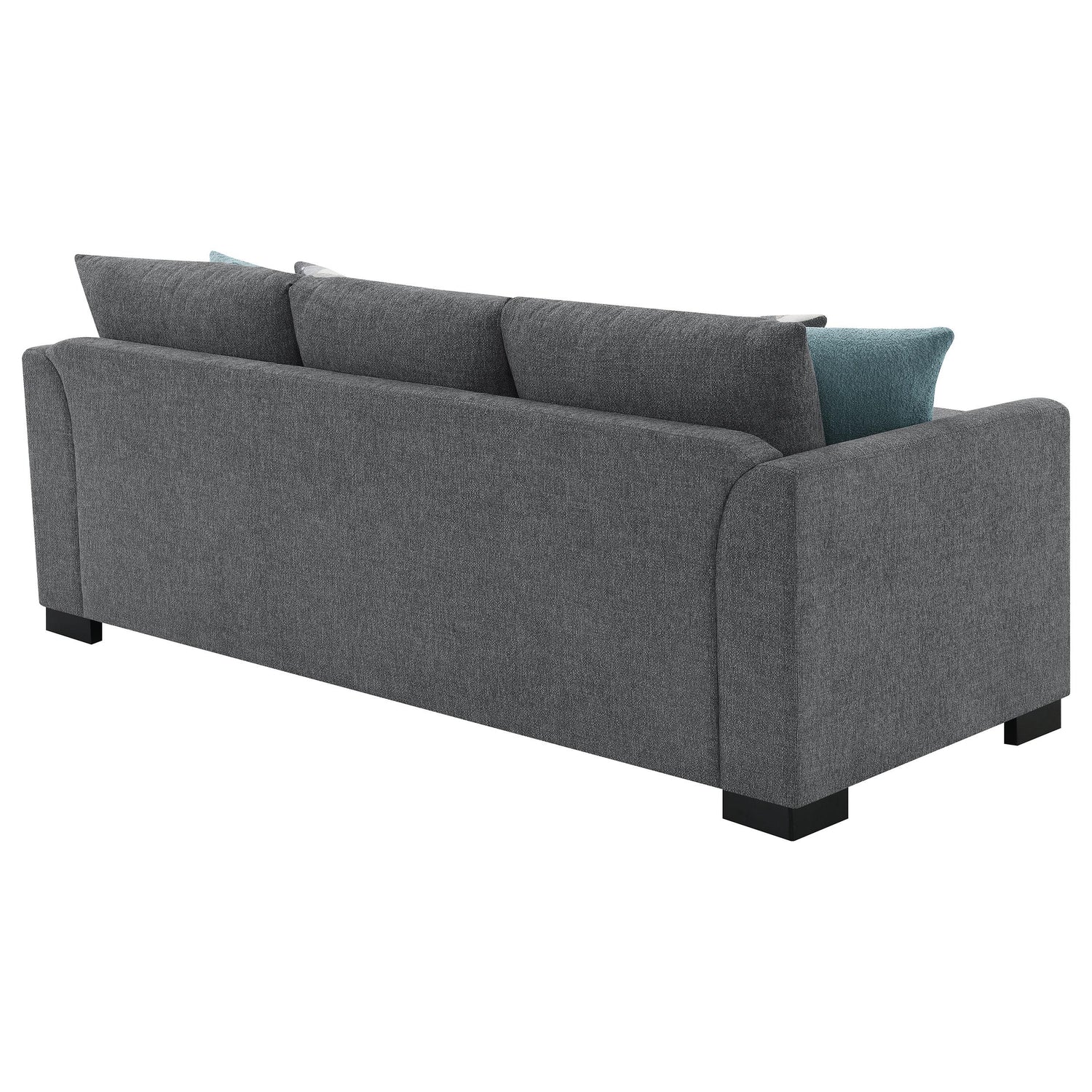 Storey Upholstered Chaise Sleeper Sofa Sectional Grey - 504779