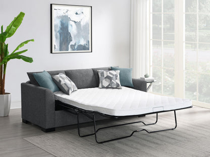 Storey Upholstered Chaise Sleeper Sofa Sectional Grey - 504779
