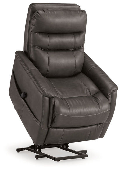 Strawbill Shadow Power Lift Recliner - 6390912