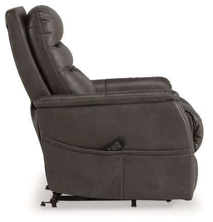 Strawbill Shadow Power Lift Recliner - 6390912