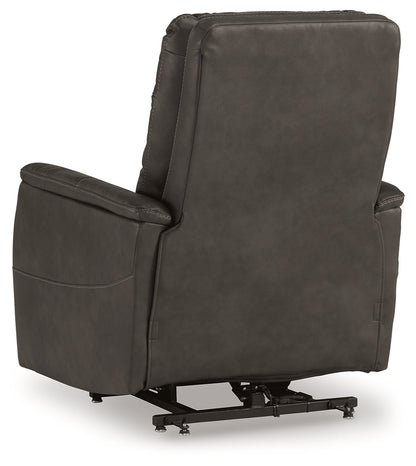 Strawbill Shadow Power Lift Recliner - 6390912