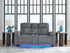 Studio Cave Steel Power Reclining Loveseat with Console - PC4980218