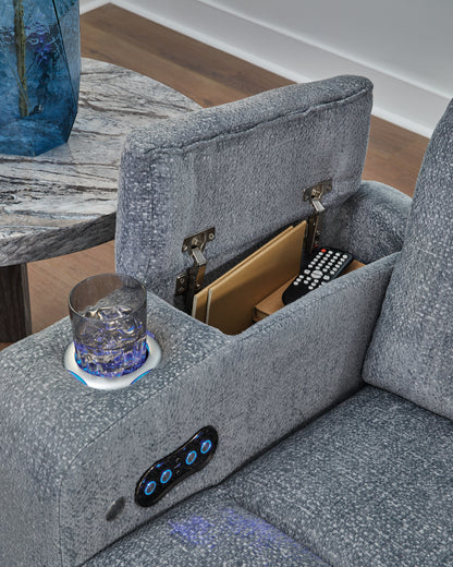 Studio Cave Steel Power Reclining Loveseat with Console - PC4980218