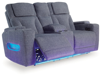 Studio Cave Steel Power Reclining Loveseat with Console - PC4980218