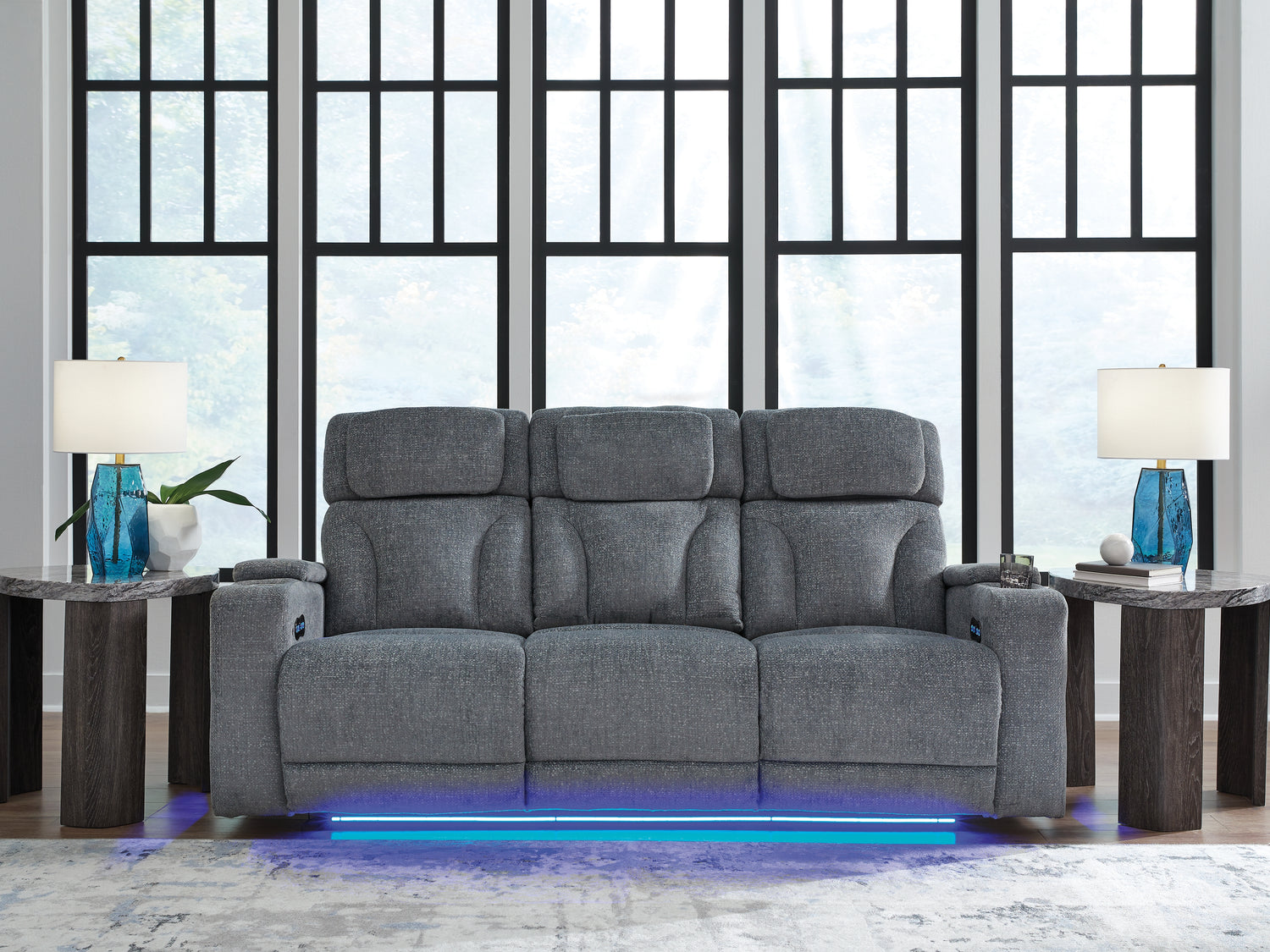 Studio Cave Steel Power Reclining Sofa - PC4980215