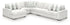 Stupendous Alloy 5-Piece Sectional with Chaise - 25903S8