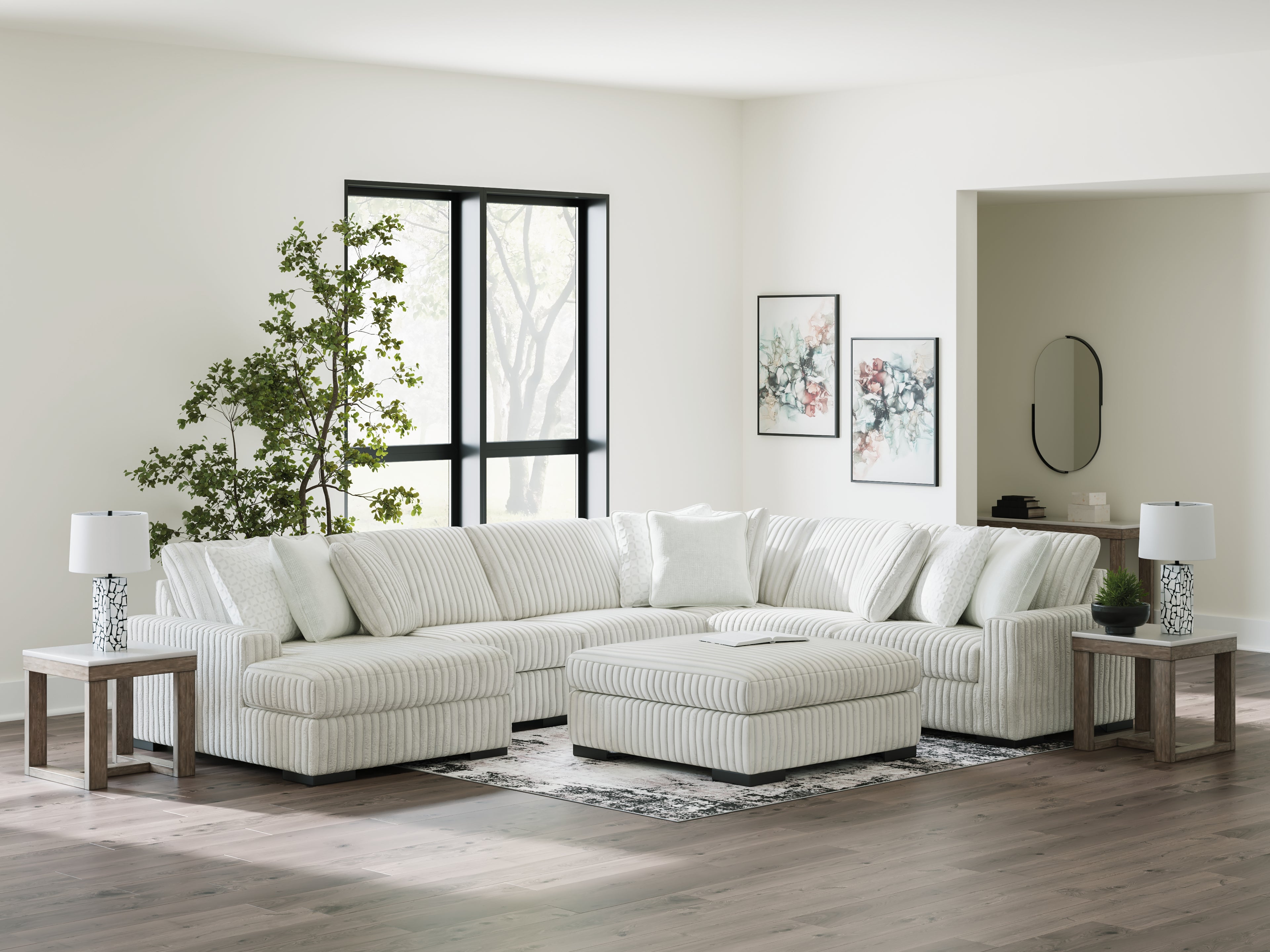 Stupendous Alloy 5-Piece Sectional with Chaise - 25903S8