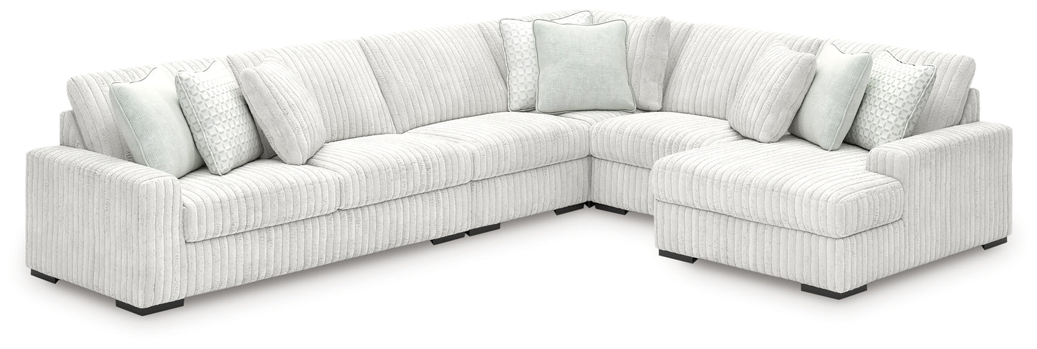 Stupendous Alloy 5-Piece Sectional with Chaise - 25903S9