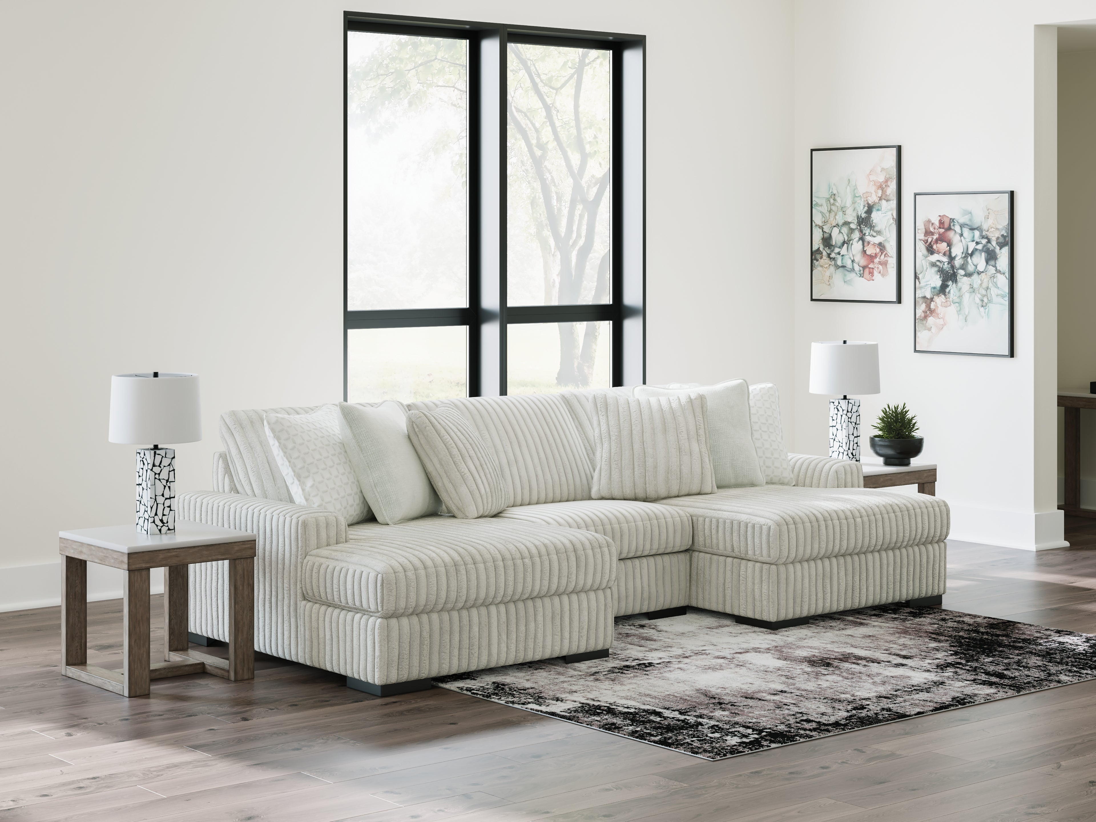 Stupendous Alloy Right-Arm Facing Corner Chaise - 2590317