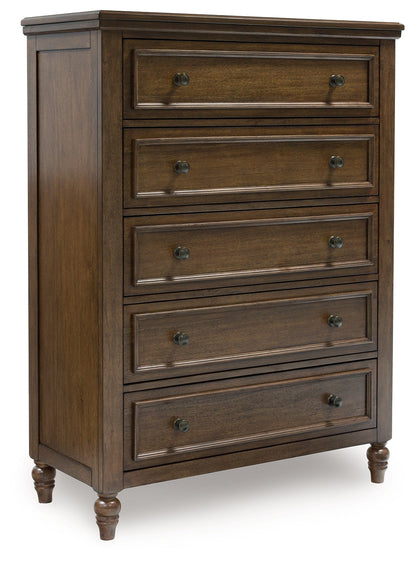 Sturlayne Brown Upholstered Panel Bedroom Set from Ashley - Luna Furniture