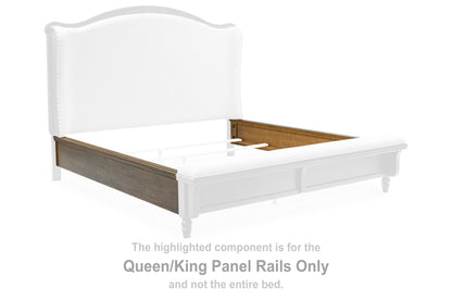 Sturlayne Brown Queen/King Panel Rails - B787-97