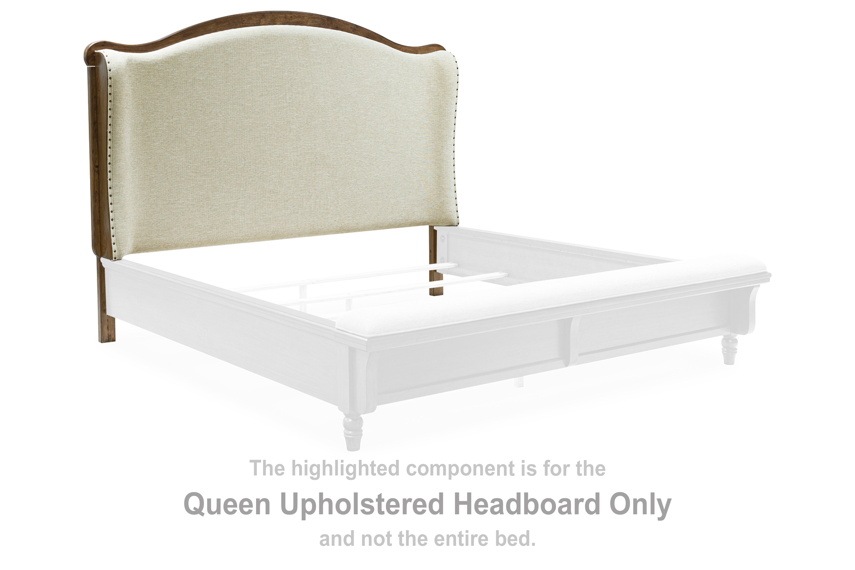 Sturlayne Brown Queen Upholstered Headboard - B787-57