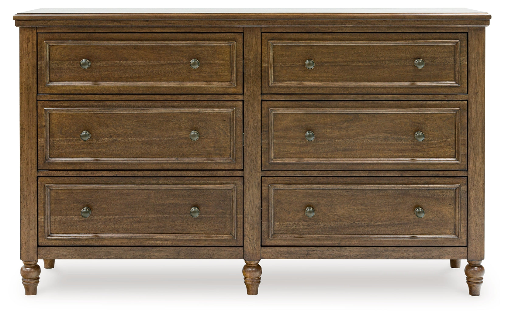 Sturlayne California King Upholstered Panel Bed with Dresser and 2 Nightstands in Brown from Ashley - Luna Furniture
