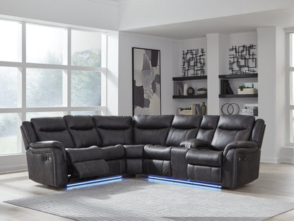 Sultan Meadow Carbon 2-Piece Reclining Sectional - PC13001S1