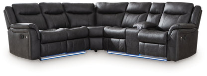 Sultan Meadow Carbon 2-Piece Reclining Sectional - PC13001S1