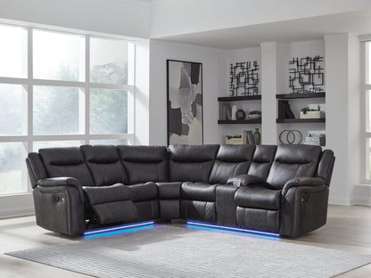 Sultan Meadow Carbon 2-Piece Reclining Sectional - PC13001S1