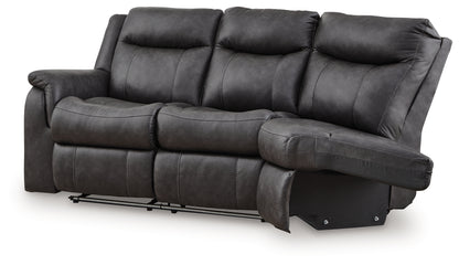Sultan Meadow Carbon Left-Arm Facing Reclining Loveseat - PC1300148