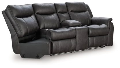 Sultan Meadow Carbon Right-Arm Facing Reclining Loveseat - PC1300149