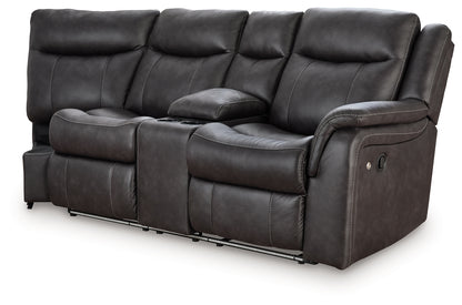 Sultan Meadow Carbon Right-Arm Facing Reclining Loveseat - PC1300149
