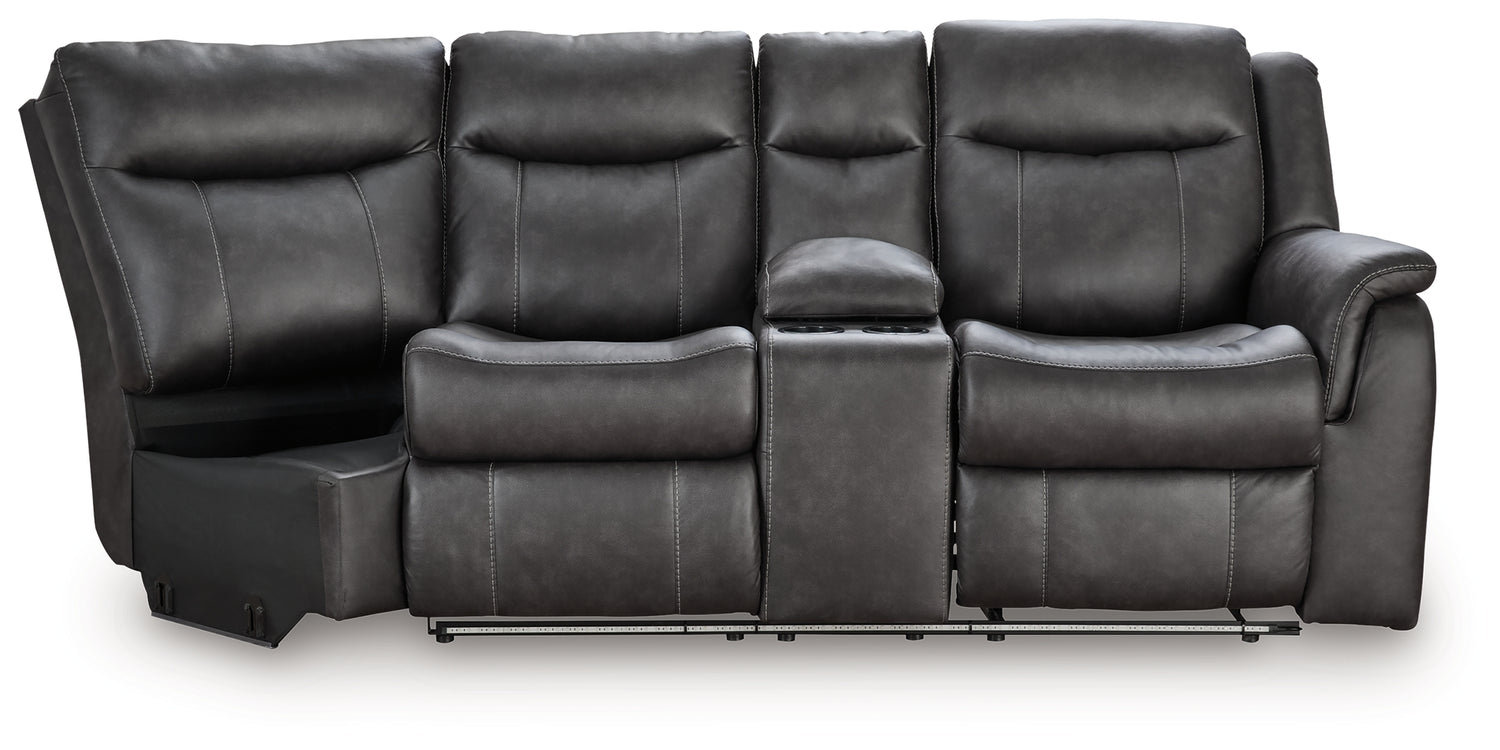 Sultan Meadow Carbon Right-Arm Facing Reclining Loveseat - PC1300149